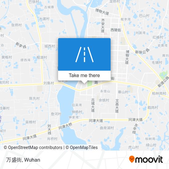 万盛街 map