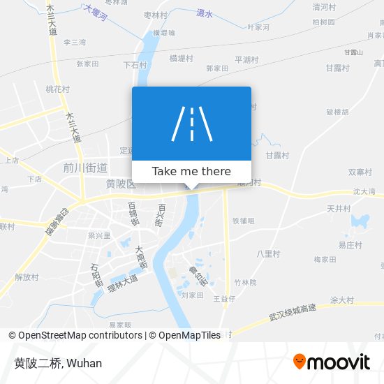 黄陂二桥 map