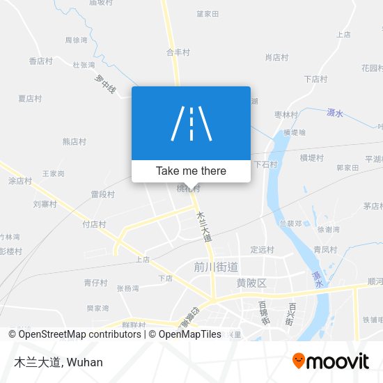 木兰大道 map