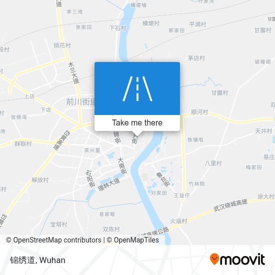 锦绣道 map