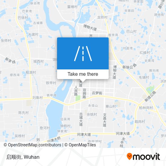 启顺街 map