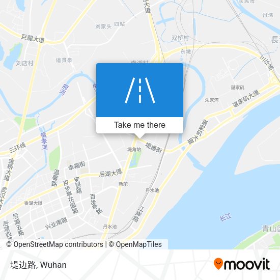 堤边路 map