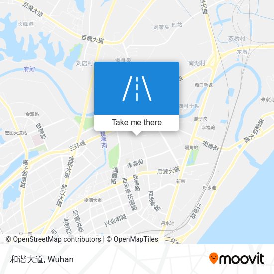 和谐大道 map