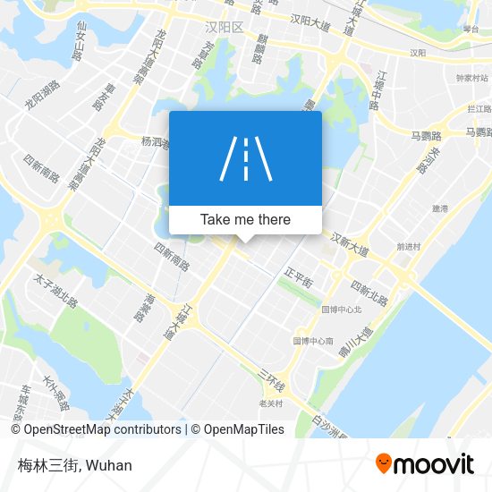 梅林三街 map