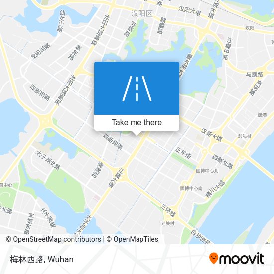 梅林西路 map