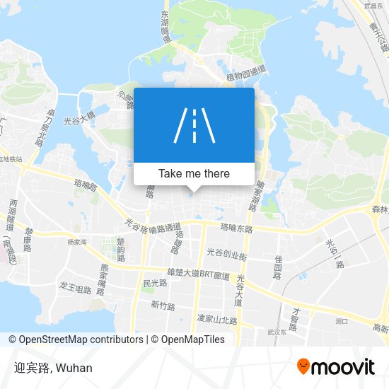 迎宾路 map