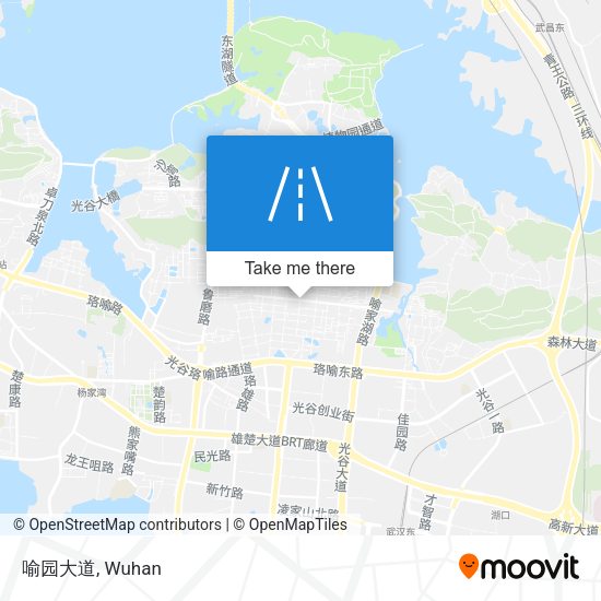 喻园大道 map