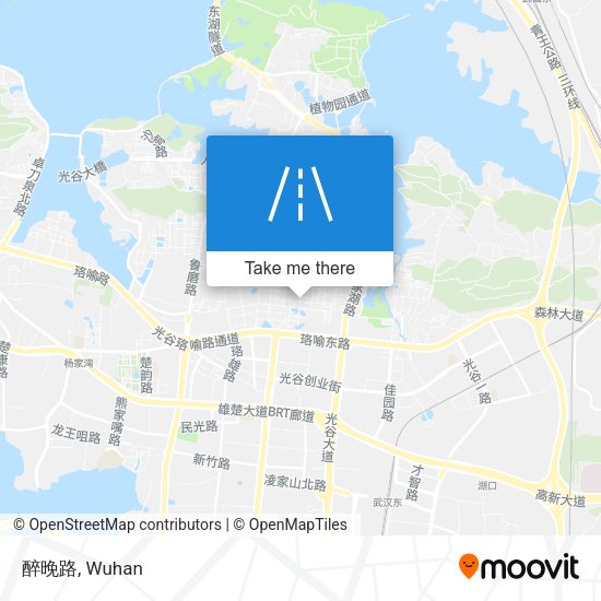 醉晚路 map