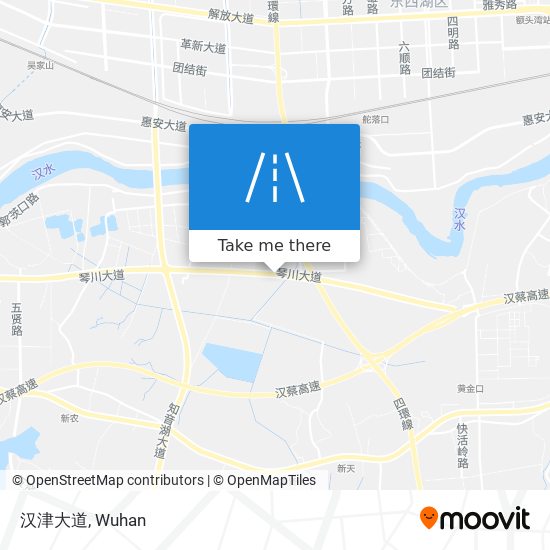 汉津大道 map
