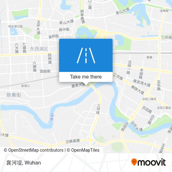 襄河堤 map