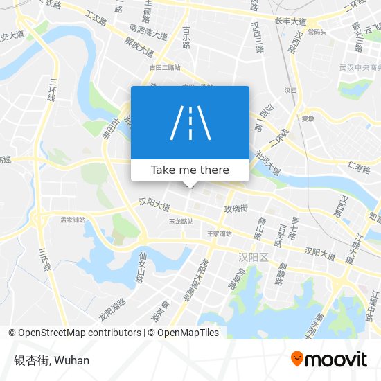 银杏街 map