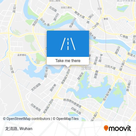 龙清路 map