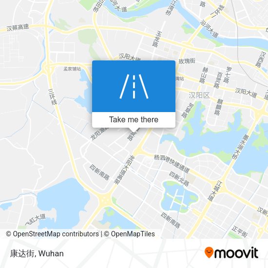 康达街 map