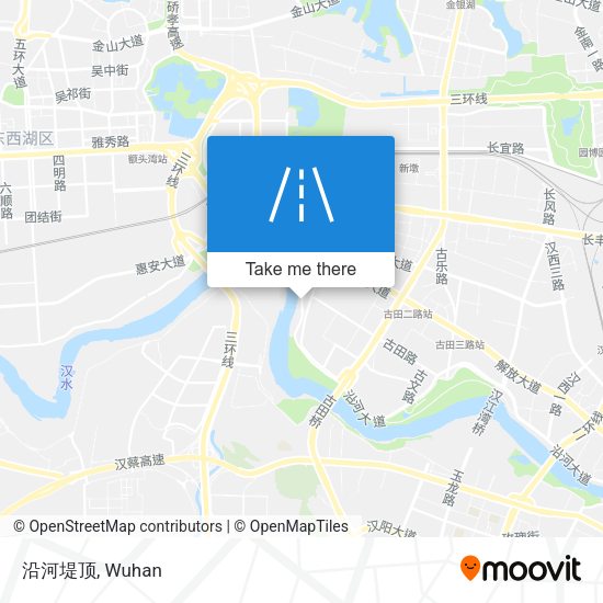 沿河堤顶 map