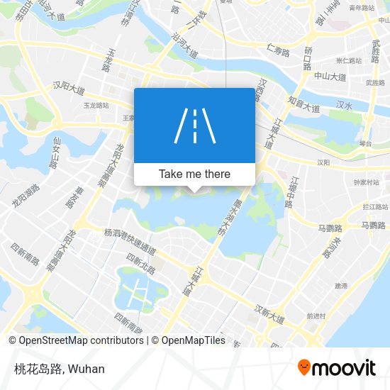 桃花岛路 map