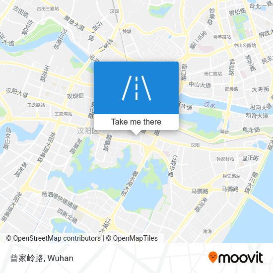 曾家岭路 map