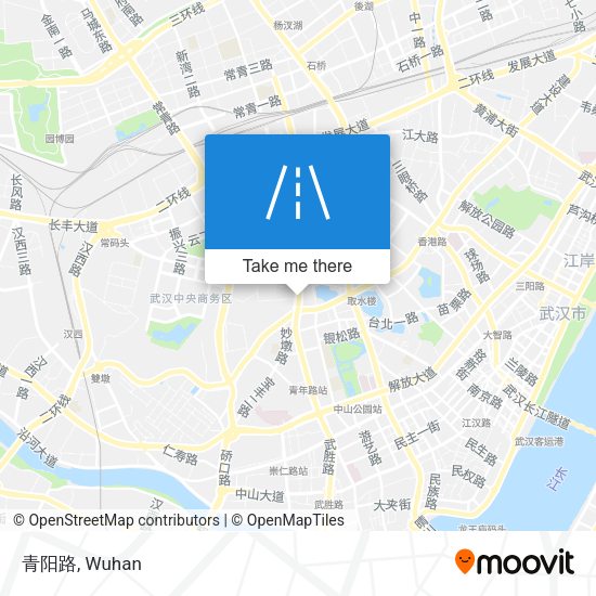 青阳路 map