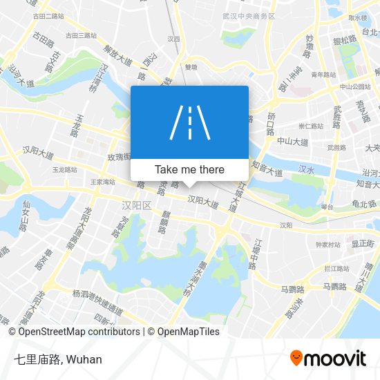 七里庙路 map