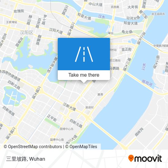 三里坡路 map