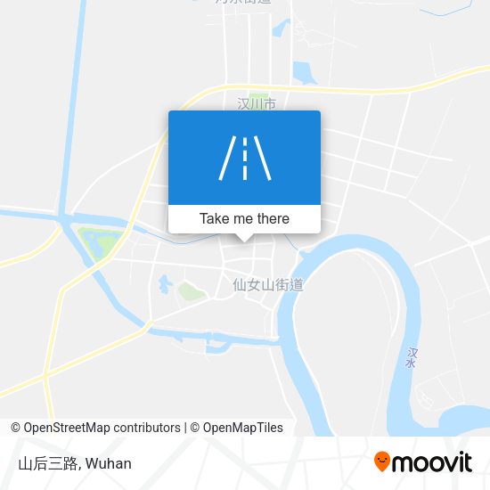山后三路 map