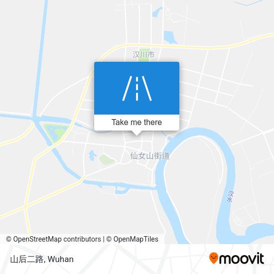 山后二路 map