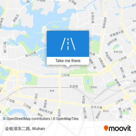 金银湖东二路 map