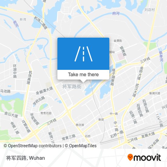 将军四路 map