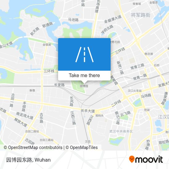 园博园东路 map