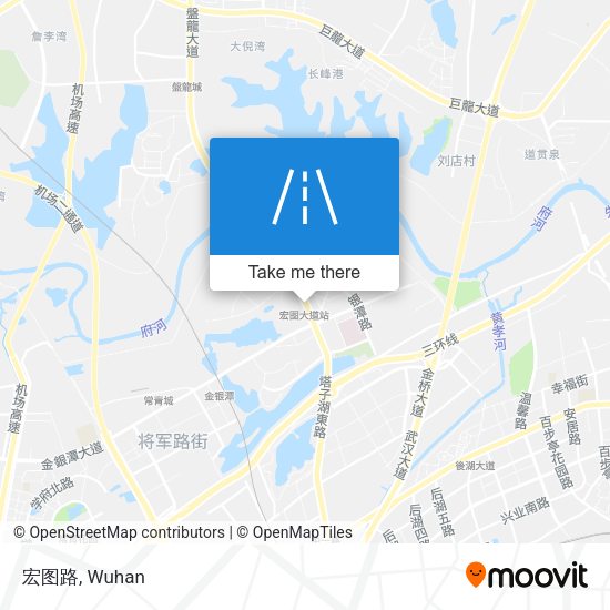 宏图路 map
