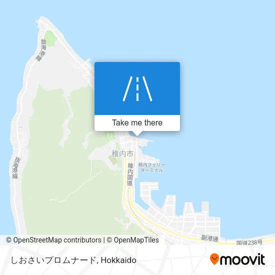 Seaside Promenade map