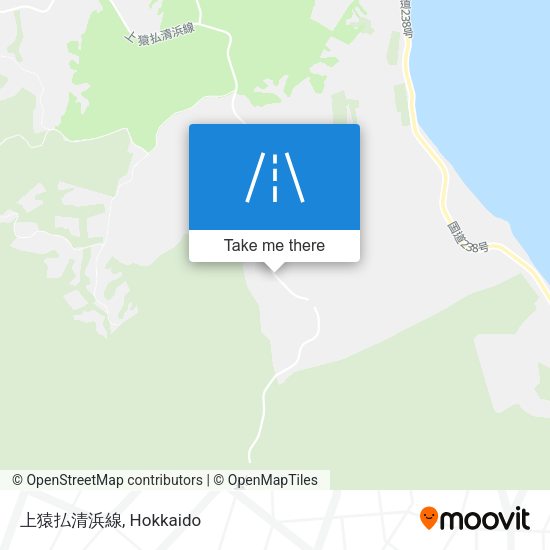 上猿払清浜線 map