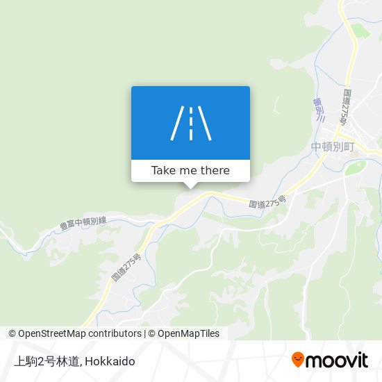 上駒2号林道 map