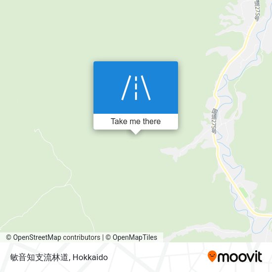 敏音知支流林道 map