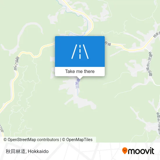 秋田林道 map