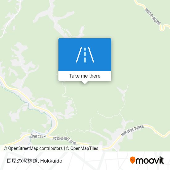 長屋の沢林道 map