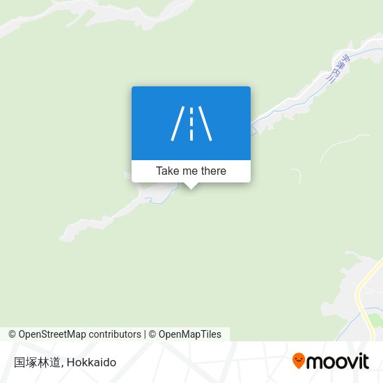 国塚林道 map