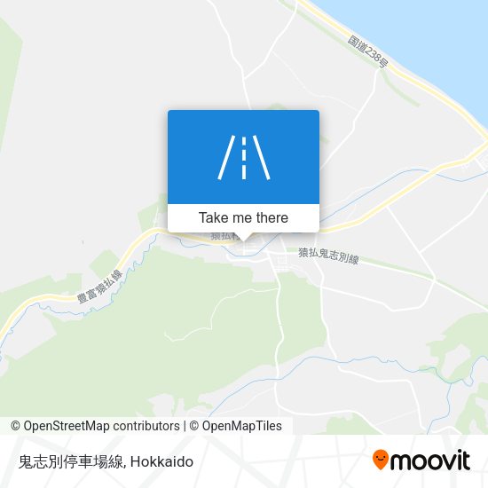 鬼志別停車場線 map
