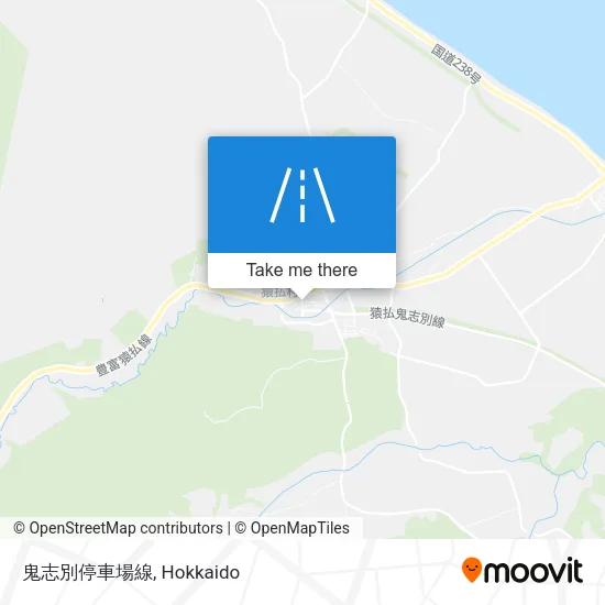 鬼志別停車場線 map