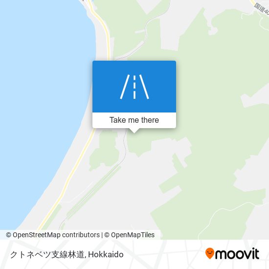 クトネベツ支線林道 map