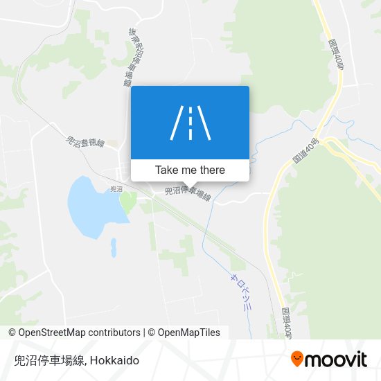 兜沼停車場線 map
