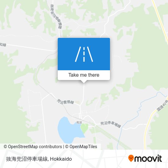 抜海兜沼停車場線 map