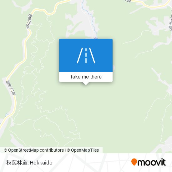 秋葉林道 map