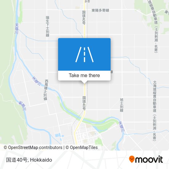 国道40号 map