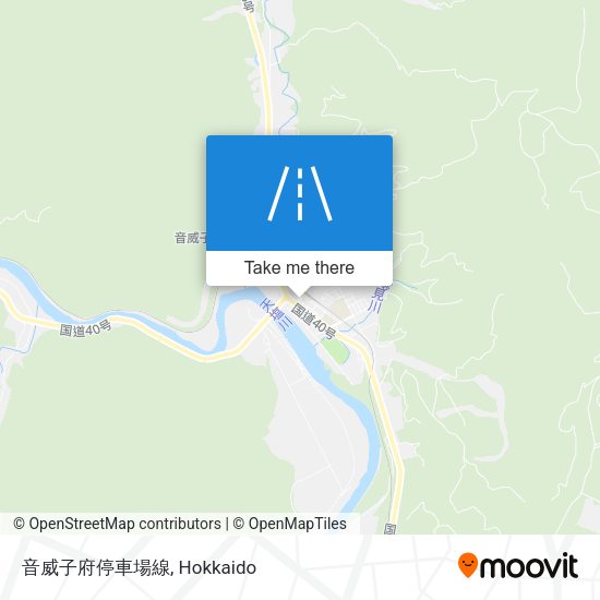 音威子府停車場線 map