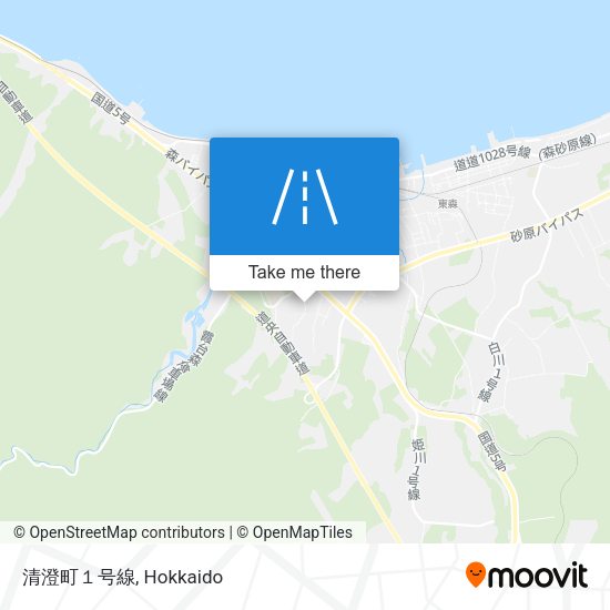 清澄町１号線 map