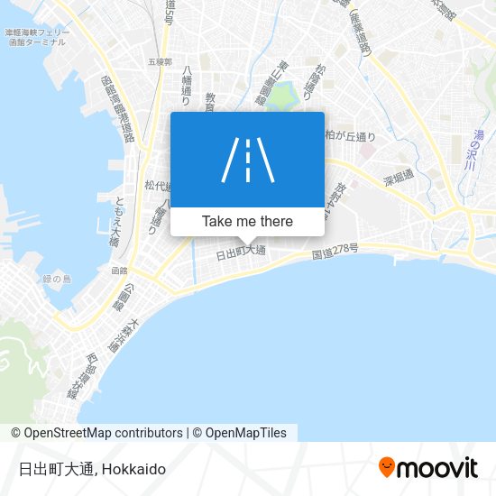 日出町大通 map