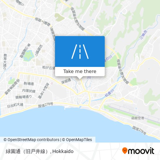 緑園通（旧戸井線） map