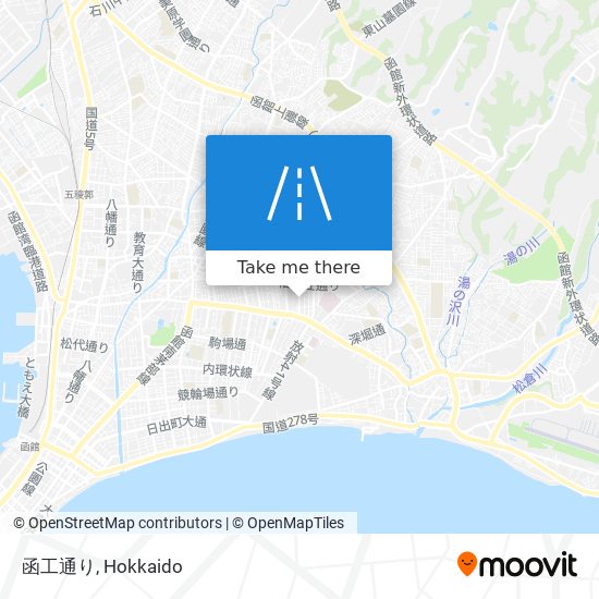 函工通り map