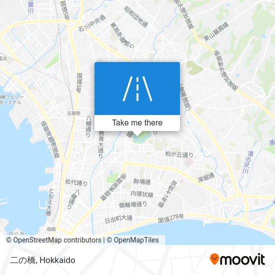 二の橋 map