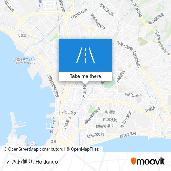 ときわ通り map